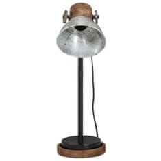 Vidaxl Stolní lampa 25 W vintage stříbrná 18 x 18 x 60 cm E27