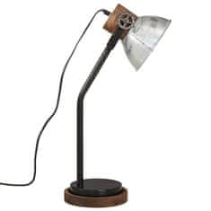 Vidaxl Stolní lampa 25 W vintage stříbrná 18 x 18 x 60 cm E27