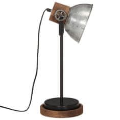 Vidaxl Stolní lampa 25 W vintage stříbrná 17 x 17 x 50 cm E27