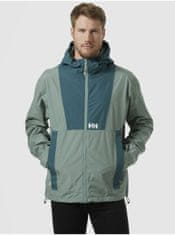 Helly Hansen Petrolejovo-zelená pánská sportovní bunda HELLY HANSEN Rig Rain Jacket S