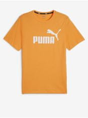 Puma Oranžové pánské tričko Puma ESS Logo Tee S