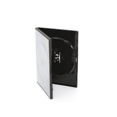 Northix Obal na 2 disky DVD - černý 