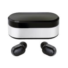 Northix Sportovní sluchátka Bluetooth s nabíjecí stanicí - černá 