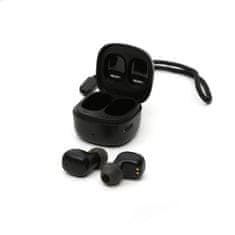 Northix Bezdrátová sluchátka s Bluetooth 5.3 a nabíjecím pouzdrem - černá 