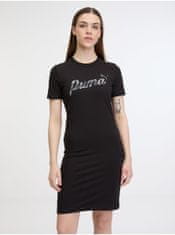Puma Černé dámské šaty Puma ESS+ Blossom Graphic Dress M