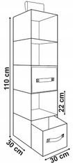 Gockowiak Police Závěsný Organizér Olka S 5 Úrovněmi - Béžová