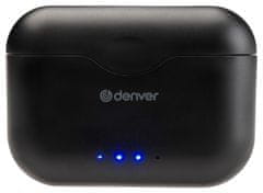 Denver Denver TWE-37 Bezdrátová sluchátka Bluetooth s nabíjecím pouzdrem a funkcí hands-free