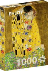 ENJOY Puzzle Gustav Klimt: Polibek 1000 dílků