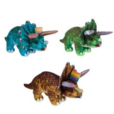 Teddies Dinosaurus/Ceratopsian plyš 38x15cm 24m+