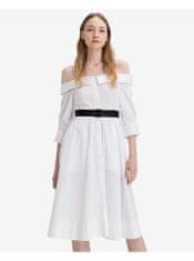 Karl Lagerfeld Bílé dámské šaty Karl Lagerfeld XL