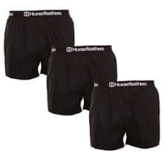 Horsefeathers 3PACK pánské trenky Frazier black (AM096A) - velikost M