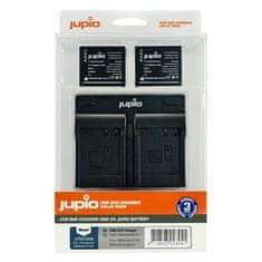 Jupio Set 2x DMW-BLG10 - 900 mAh + USB duální nabíječka