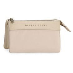 Joummabags Pepe Jeans Morgan Beige - Tříkomorová peněženka, 7924333