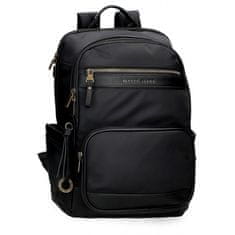 Joummabags Pepe Jeans Morgan Black - Batoh na notebook 15", 7922431