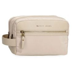 Joummabags Pepe Jeans Morgan Beige - Cestovní kosmetické pouzdro, 7924433