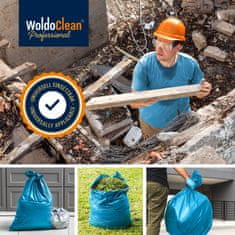 WoldoClean® Profesionální pytle na odpadky 120l extra silné 80μ 25 kusů