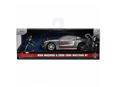 Jada Toys Jada Ford USA Mustang Coupe 2006 s figurkou War Machine.