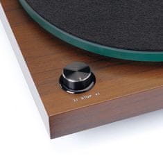 LENCO Lenco LBT-225WA - Hi-Fi gramofon, skleněný talíř, raménko z uhlíkových vláken