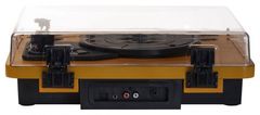 Denver Denver VPL-230 - Gramofon s vestavěnými reproduktory, Bluetooth, USB a slotem pro karty SD a MP3, ořechový ořech