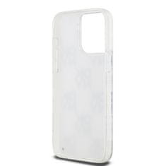 DKNY Zadní Kryt Liquid Glitter Checkered Pattern na iPhone 15 Pro Max Transparent
