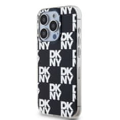DKNY Zadní Kryt PC/TPU Checkered Pattern na iPhone 15 Pro černý