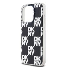 DKNY Zadní Kryt PC/TPU Checkered Pattern na iPhone 15 Pro černý