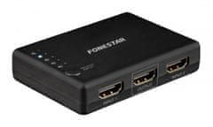 Fonestar Fonestar FO-22SW51 5 x 1 přepínač HDMI (5 vstupů x 1 výstup) s dálkovým ovládáním. Automatické přepínání při detekci signálu. 