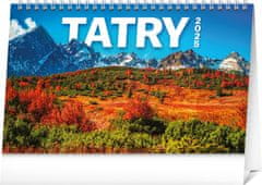 Grooters NOTIQUE Stolový kalendár Tatry 2025, 23,1 x 14,5 cm