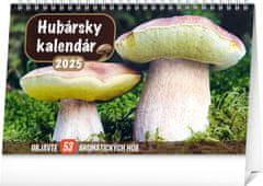 Grooters NOTIQUE Stolový Hubársky kalendár 2025, 23,1 x 14,5 cm