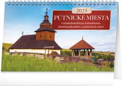 Notique Stolový kalendár Pútnické miesta 2025, 23,1 x 14,5 cm