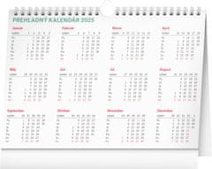 Grooters NOTIQUE Stolový kalendár Malebné zákutia Slovenska 2025 s extra veľkým kalendáriom, 30 x 21 cm
