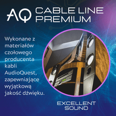 AQ  Acoustique Quality 646-BW - Audiofilský reproduktorový kabel BI-WIRING Délka 5 metrů