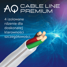 AQ  Acoustique Quality 646-BW - Audiofilský reproduktorový kabel BI-WIRING Délka 2 metry