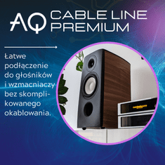 AQ  Acoustique Quality 646-BW - Audiofilský reproduktorový kabel BI-WIRING Délka 2 metry