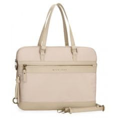 Joummabags Pepe Jeans Morgan Beige - Brašna na notebook 15,6", 7926033