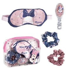 Cerda Beauty set MINNIE MOUSE (kartáč, gumičky, maska na oči), 2500001924