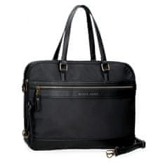 Joummabags Pepe Jeans Morgan Black - Brašna na notebook 15,6", 7926031