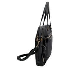 Joummabags Pepe Jeans Morgan Black - Brašna na notebook 15,6", 7926031