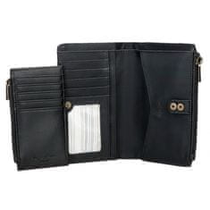 Joummabags Pepe Jeans Morgan Black - Dámská peněženka, 7928631