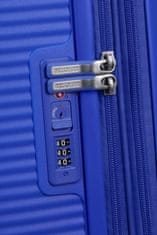 American Tourister AT Kufr Soundbox Spinner Expander 55/20 Cabin Cobalt Blue