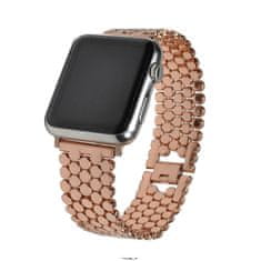 Drakero Kovový řemínek Luxary pro Apple Watch zlato-růžový 42/44 mm PRCZ-5876