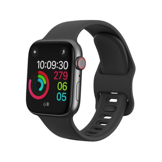 Drakero Silikonový pásek pro Apple Watch černý 42/44 mm PRCZ-4337