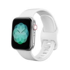 Drakero Silikonový pásek pro Apple Watch bílý 38/40 mm PRCZ-4337