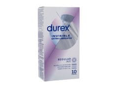 Durex Durex - Invisible Extra Lubricated - For Men, 10 pc 