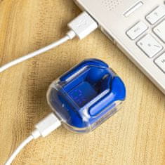 InnovaGoods Bezdrátová sluchátka s nabíjecím pouzdrem Modré InnovaGoods 