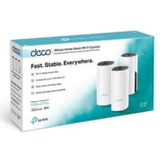 TP-Link Komplexní WiFi systém Deco M4, Qualcomm CPU, 867Mbps/5GHz+300Mbps/2.4GHz/3pack