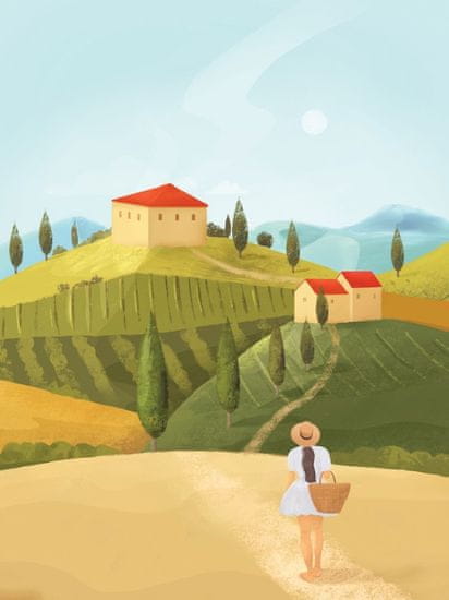 Pelcasa Tuscany - 21x30 cm