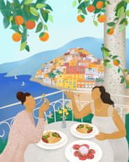 Pelcasa Girls In Positano - 21x30 cm 