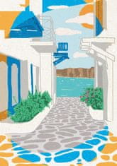 Pelcasa A Street In Greece - 30x40 cm 