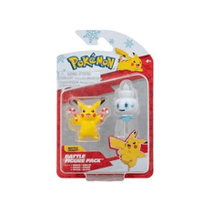 Jazwares Bitevní Figurky POKÉMON 2-PACK Prázdninová Edice PIKACHU a VANILLITE